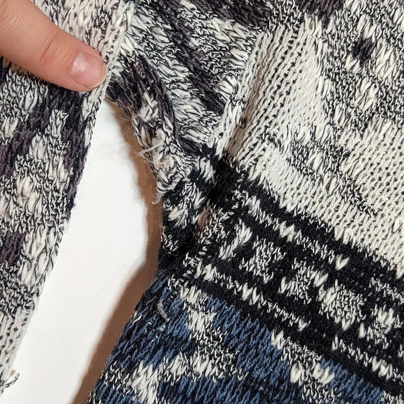 Vintage Madison Crew Neck Knit Zigzag Pattern Sweater Mens Large Unisex - Picture 8 of 8